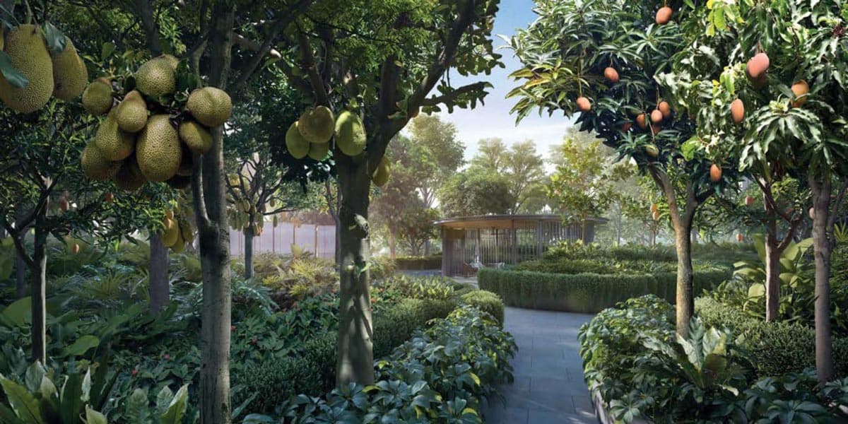 Chuan Park tranquil enclave fruit garden